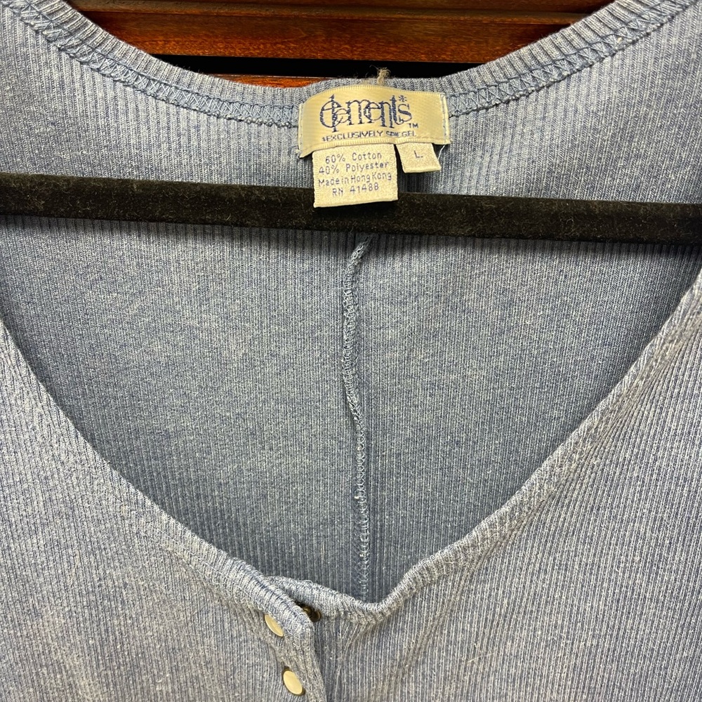 Blue cotton summer dress